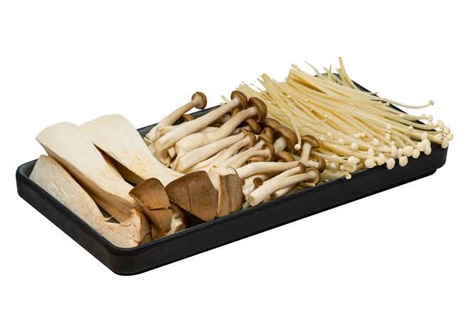 Mushroom Platter (Enoki, Matsutake, King Oyster) 菌类拼盘 (金针菇，松茸菇，皇子菇）